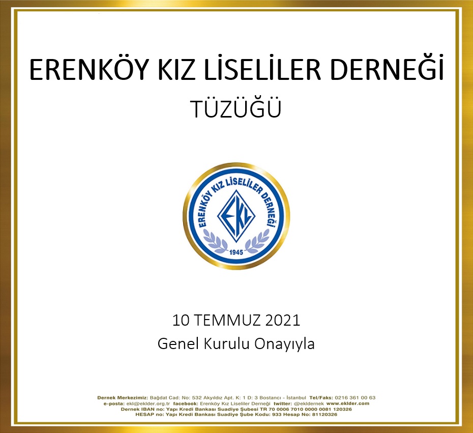 Yönetim Kurulu kararlarımıza dayanak teşkil eden tüzüğümüze dair
